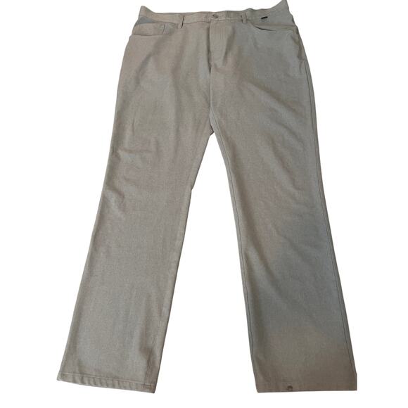 Travis Mathew Open-to-Close Gray Golf Mens 38 Light Weight Stretch Pants - Picture 2 of 7